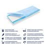 CleaningBox EinwegMopps EinmalMopps, 42x13 cm, blau, 100 St�ck