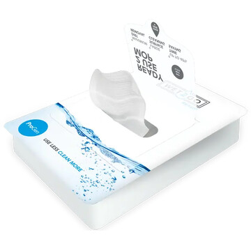 CleaningBox Wet2Go Reinigungsmopps, 42 x 13 cm, wei�, 12...