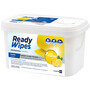 CleaningBox 5-in-1 Kompostierbare ReadyWipes Sanit�r & Bad 50er Spenderbox Gelb, 30x30 cm
