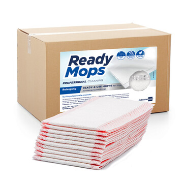CleaningBox Cleaning mops impregnable, 42x13 cm red, 200...