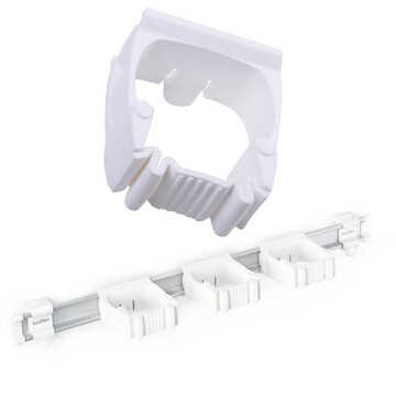 Toolflex One Aluminiumschiene 54 cm mit 3 Haltern in wei�