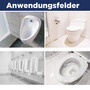 CleaningBox 5-in-1 Kompostierbare ReadyWipes WC & Toilette 50er Nachf�llpackung Rot, 30x30 cm