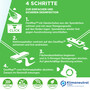 CleaningBox DesiMops M Reichweite bis 20 m�, 42x13 cm, wei�, 2 x 20er Nachf�llpack