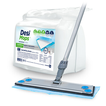 CleaningBox DesiMops L Reichweite 35 m�, 42x13 cm, blau,...