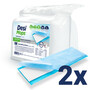 CleaningBox DesiMops L range 35 m�, 42x13 cm, blue, 2 x 12 refill pack