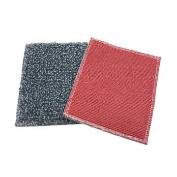 SYMTO Schwammersatz PU-Microfaser/Microborsten rot/grau,...