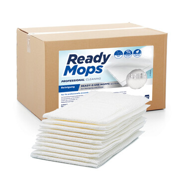 CleaningBox EinwegMopps EinmalMopps, 42x13 cm wei�, 200...