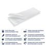 CleaningBox EinwegMopps EinmalMopps, 42x13 cm wei�, 200 St�ck