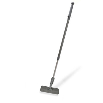 Wischset Nassreinigung 25 cm mit Klettpad & Teleskopstiel 